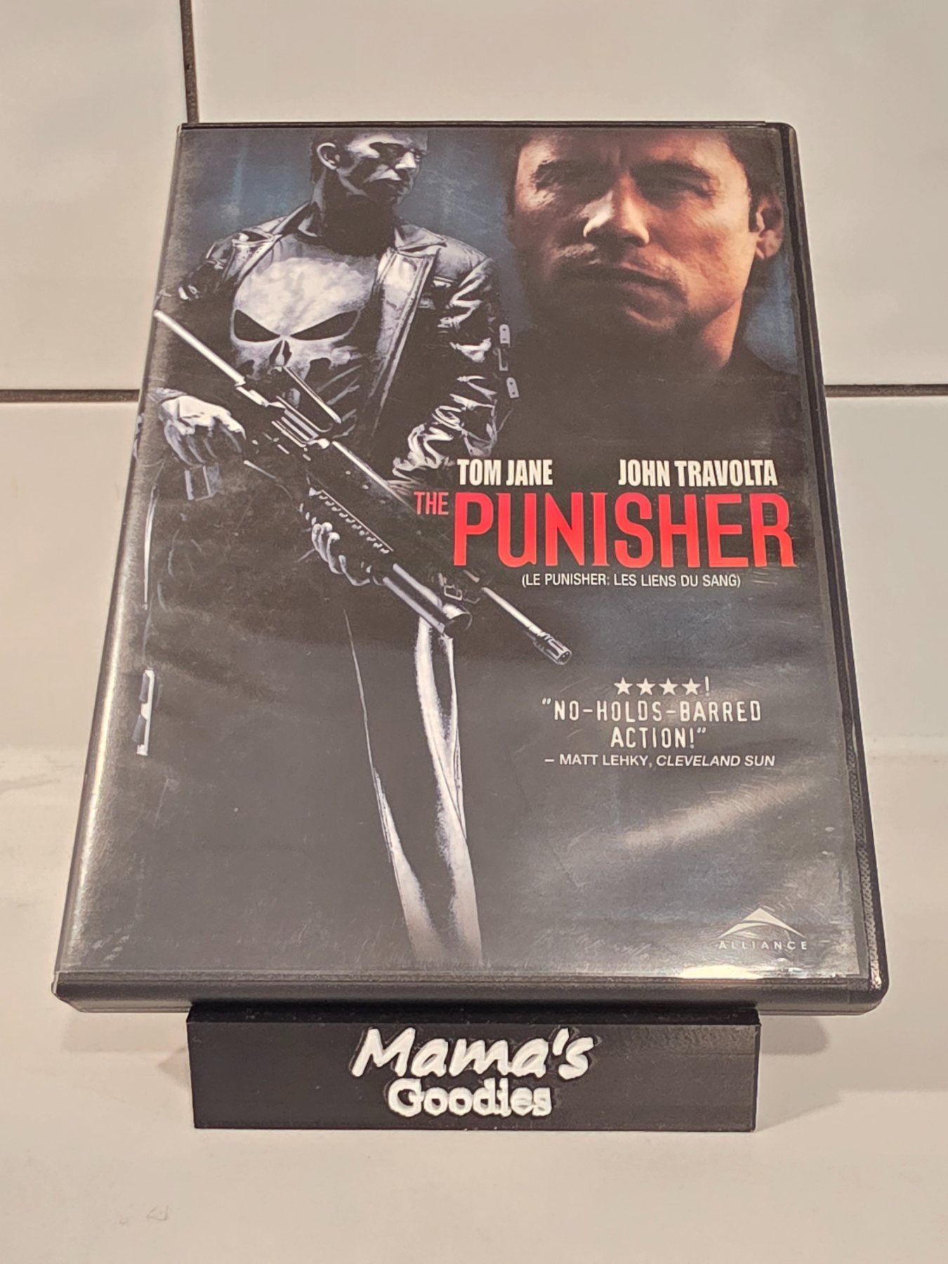 The Punisher DVD 2004 Tom Jane John Travolta Widescreen Canadian Release
