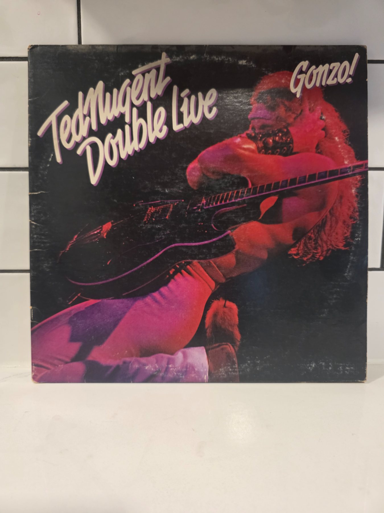 Ted Nugent Double Live Gonzo 1978 Epic KE2 35069 2LP Gatefold