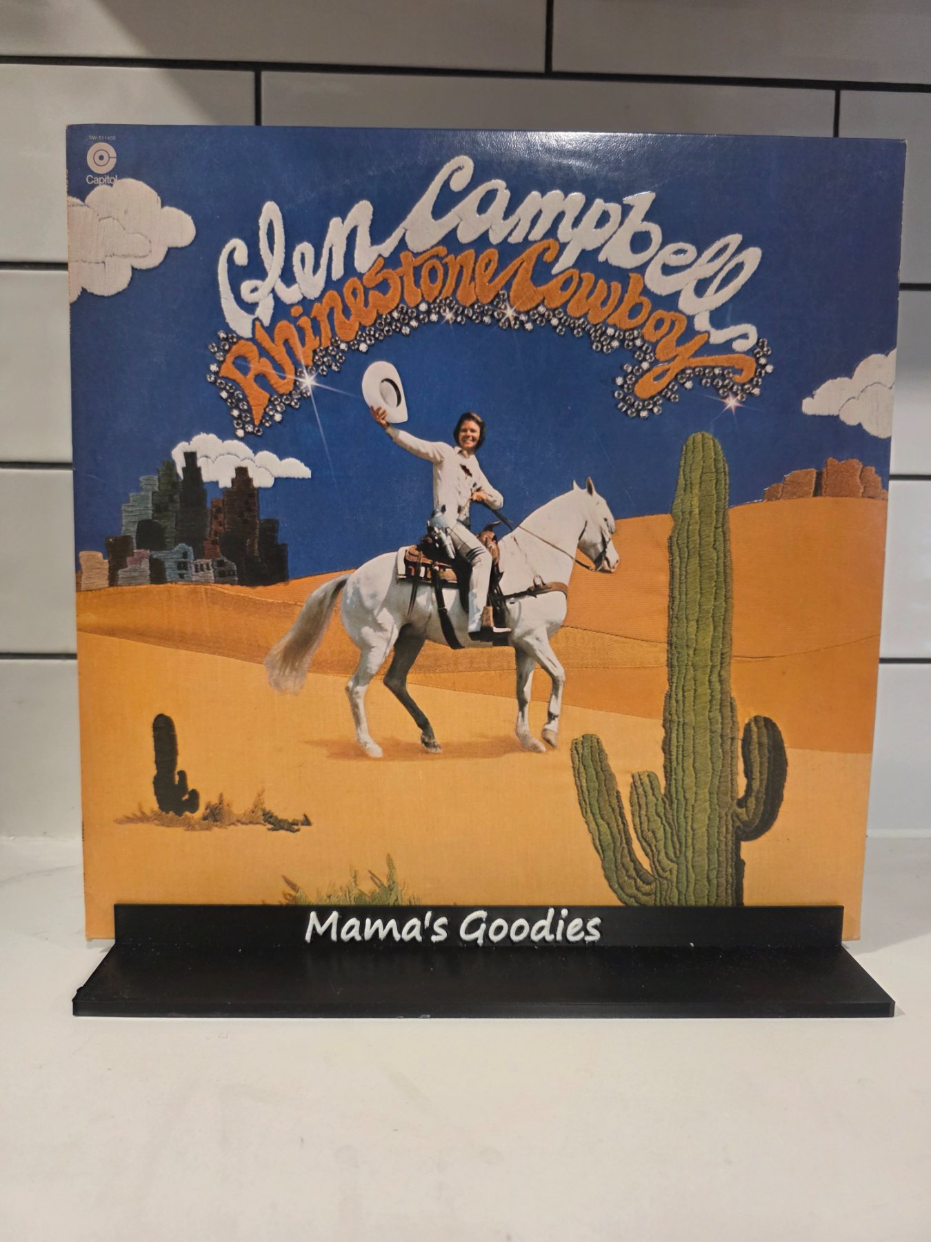 Glen Campbell Rhinestone Cowboy 1975 Capitol SW-511430 LP Vinyl