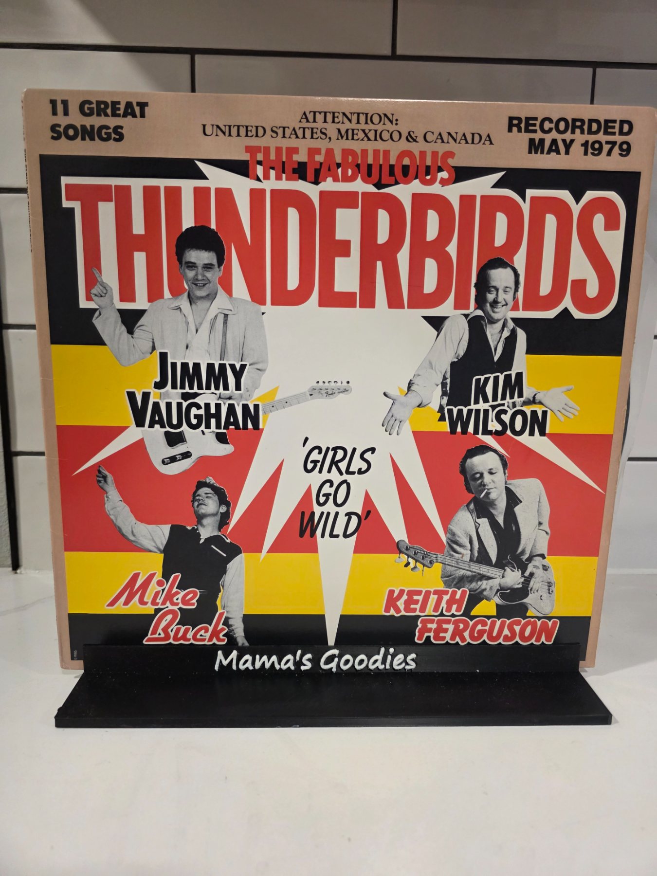 The Fabulous Thunderbirds Girls Go Wild LP 1979 Chrysalis PV 41250