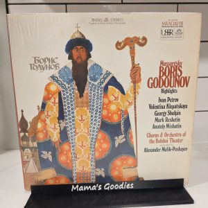 Mussorgsky Boris Godounov Highlights Bolshoi Melodiya Angel LP SR-40049