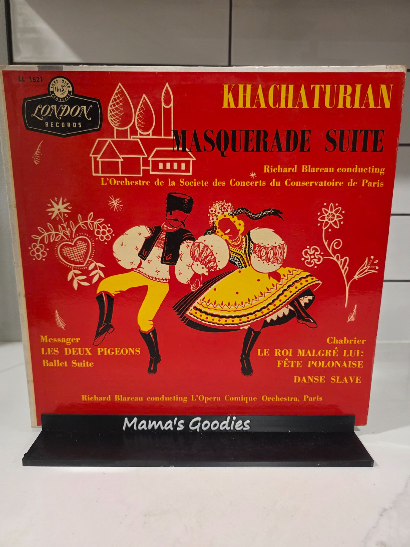Khachaturian Masquerade Suite Richard Blareau London LP LL 1521