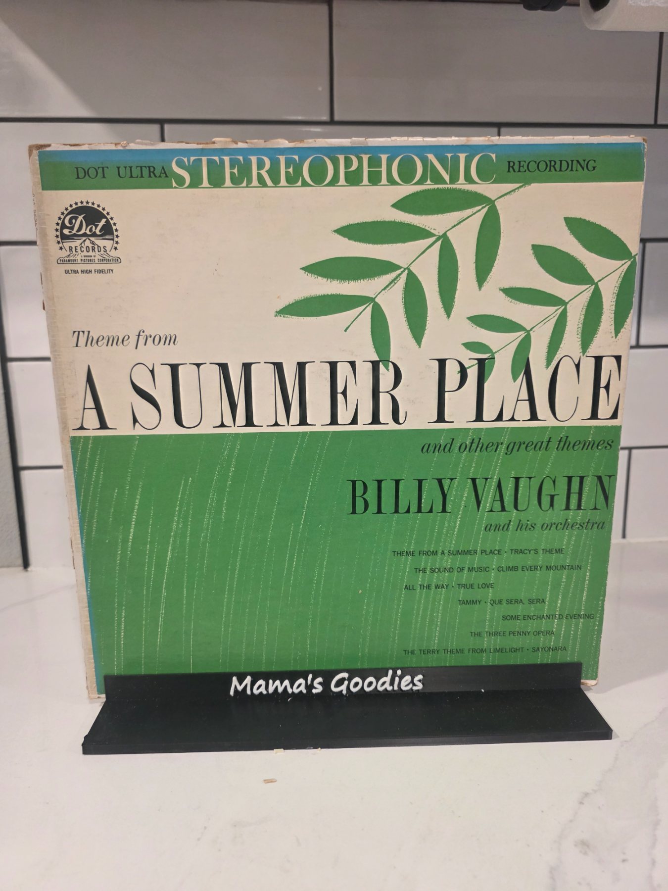 Billy Vaughn Theme From A Summer Place Dot DLP 25276 Stereo LP