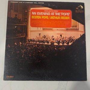 Boston Pops Arthur Fiedler Highlights From An Evening at the Pops LP LM-2827