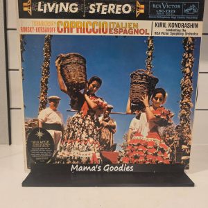 Tchaikovsky Rimsky-Korsakoff Capriccio Italien Espagnol Kondrashin LP LSC-2323