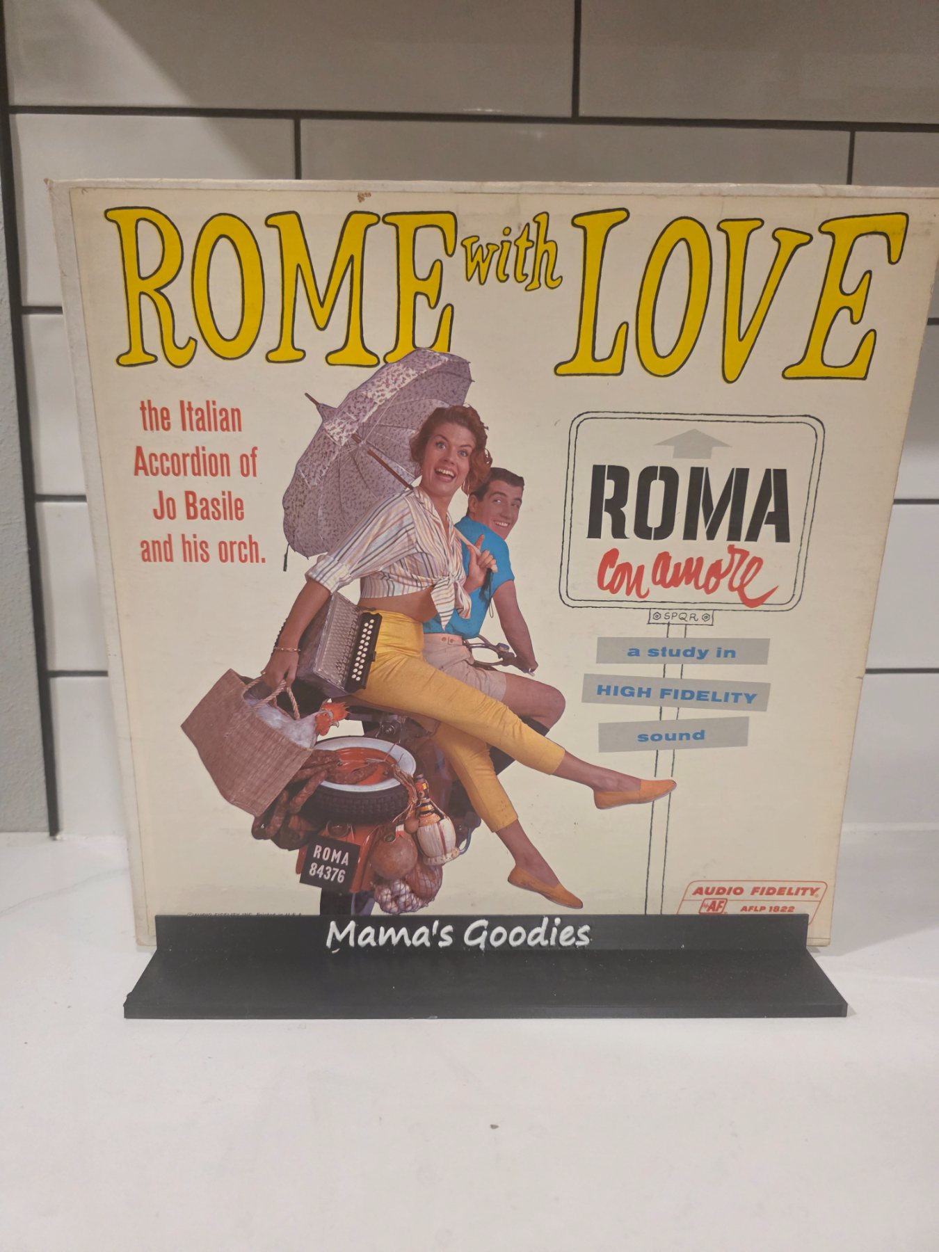 Jo Basile Rome With Love LP Audio Fidelity AFLP 1822 Accordion