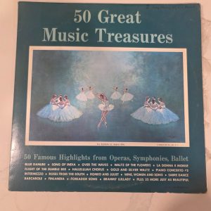 50 Great Music Treasures 2 LP Set Classical Opera Symphony Ballet