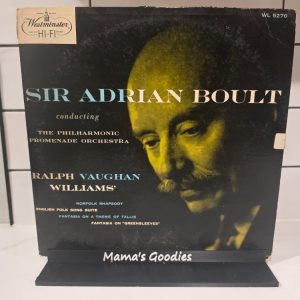 Vaughan Williams English Folk Song Suite Boult Westminster WL 5270 LP