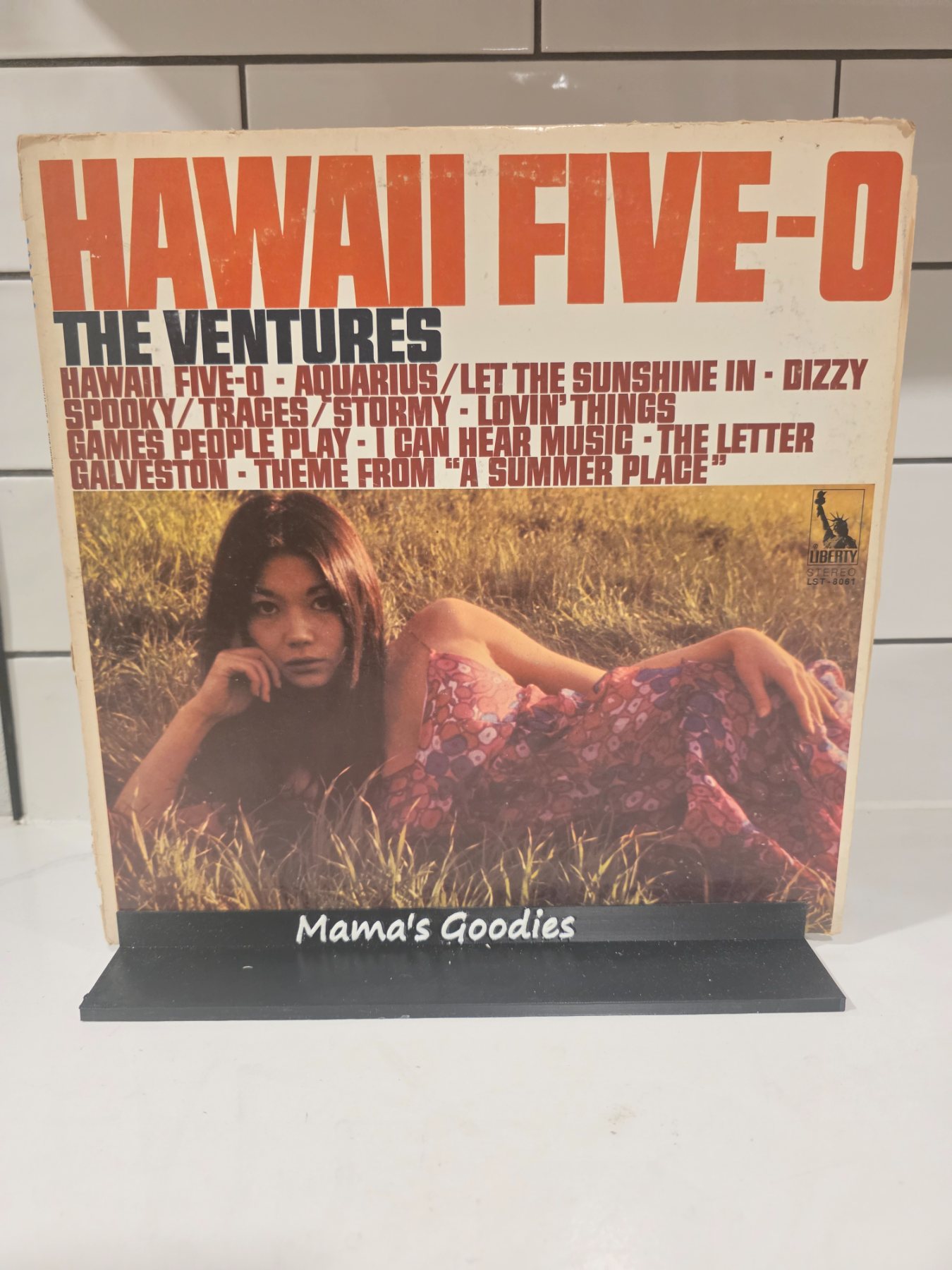 The Ventures Hawaii Five-O Stereo LP Liberty LST-8061 Vinyl Record