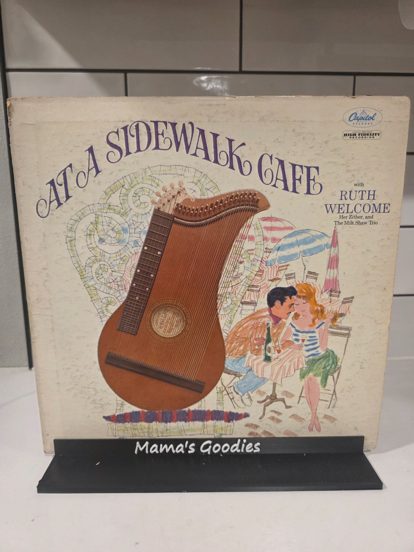 Ruth Welcome At A Sidewalk Cafe Capitol T-1209 Vinyl LP