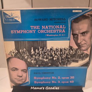 Vintage Paul Creston Symphonies 2 & 3 Howard Mitchell Westminster LP XWN 18456