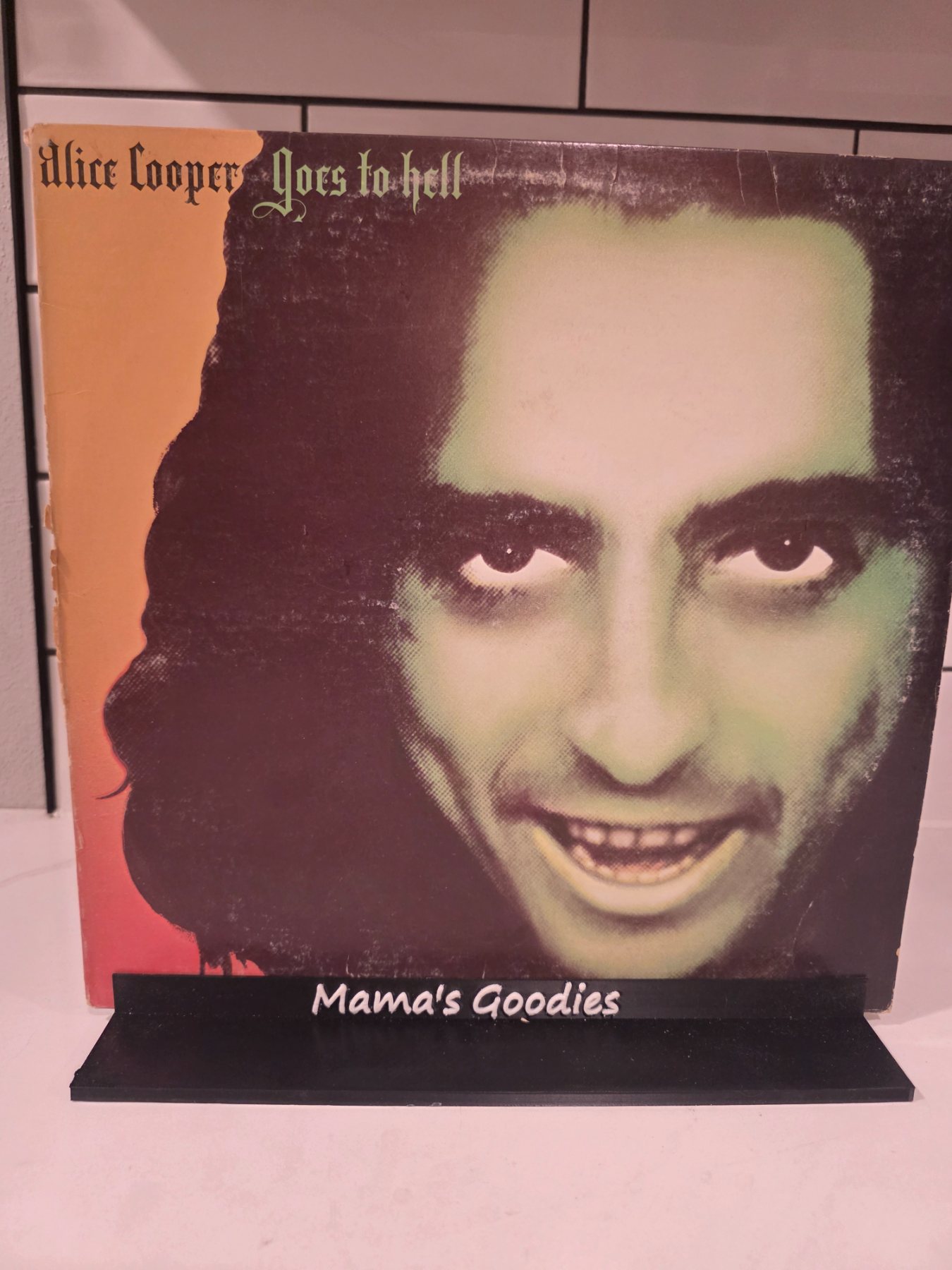 1976 Alice Cooper Goes to Hell LP Warner Bros BS 2896 Vinyl Record