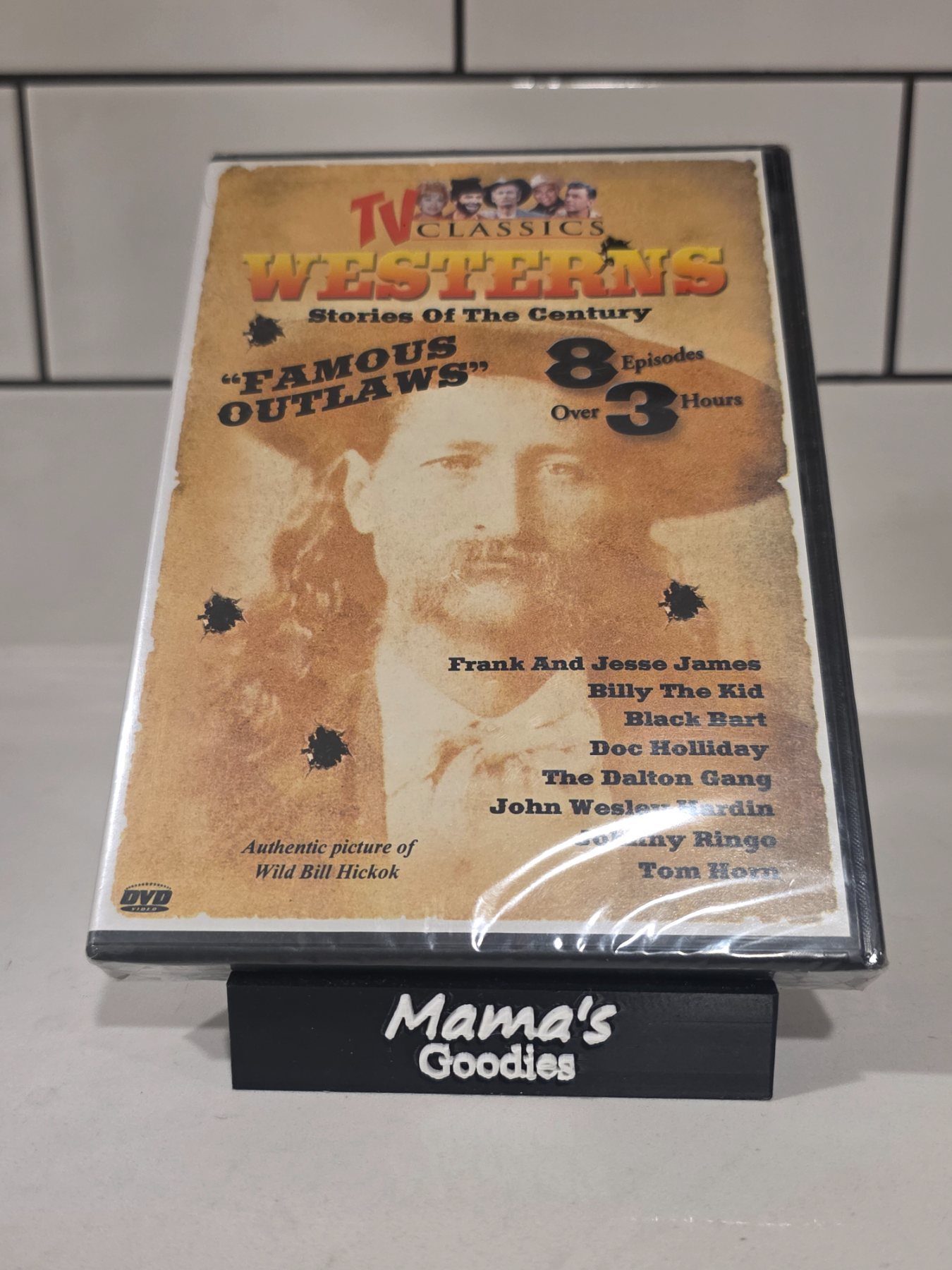TV Classics Westerns Stories of the Century Famous Outlaws DVD 8 Episodes