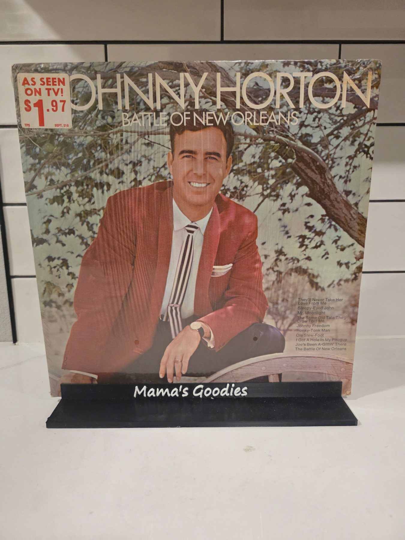 Vintage Johnny Horton Battle of New Orleans LP Harmony KH 30394