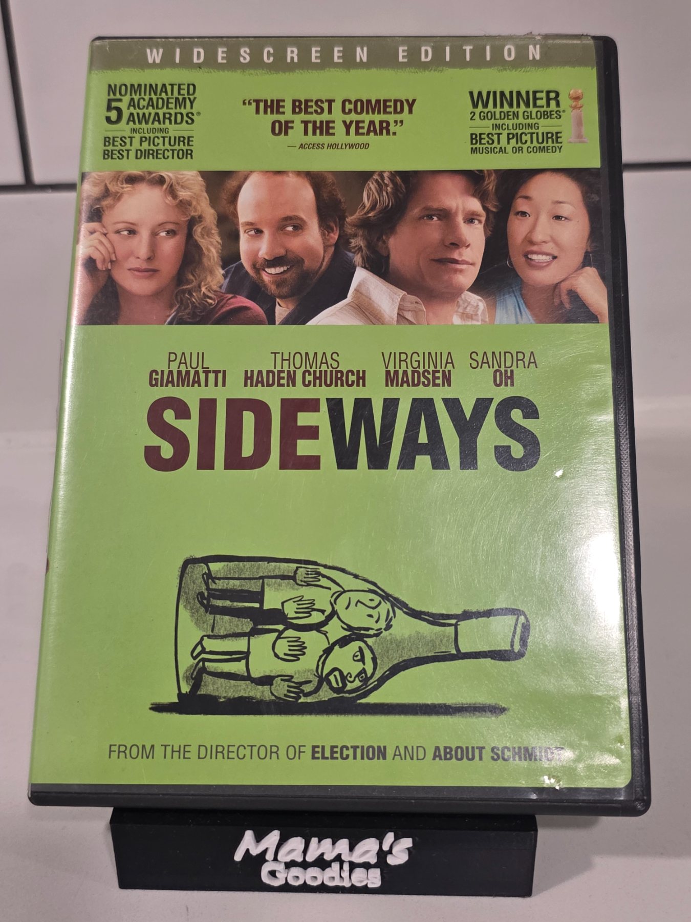 Sideways Widescreen Edition DVD 2005 Paul Giamatti Sandra Oh