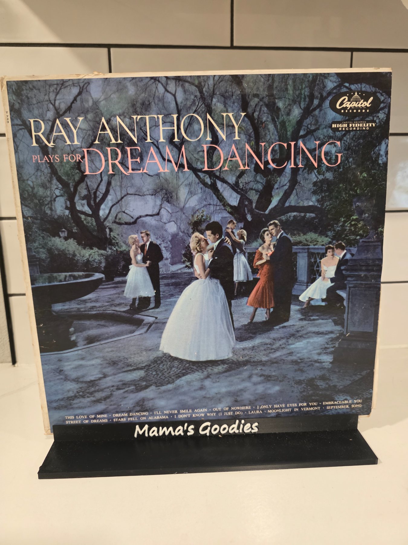 Vintage Ray Anthony Plays for Dream Dancing Capitol T-723 Vinyl LP