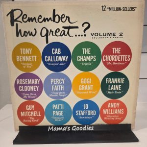 Remember How Great? Volume 2 Various Artists Columbia Vinyl LP 1962