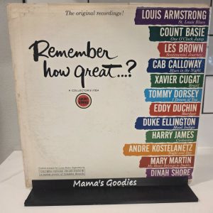 Remember How Great? Various Artists Columbia XTV 66639 Vinyl LP