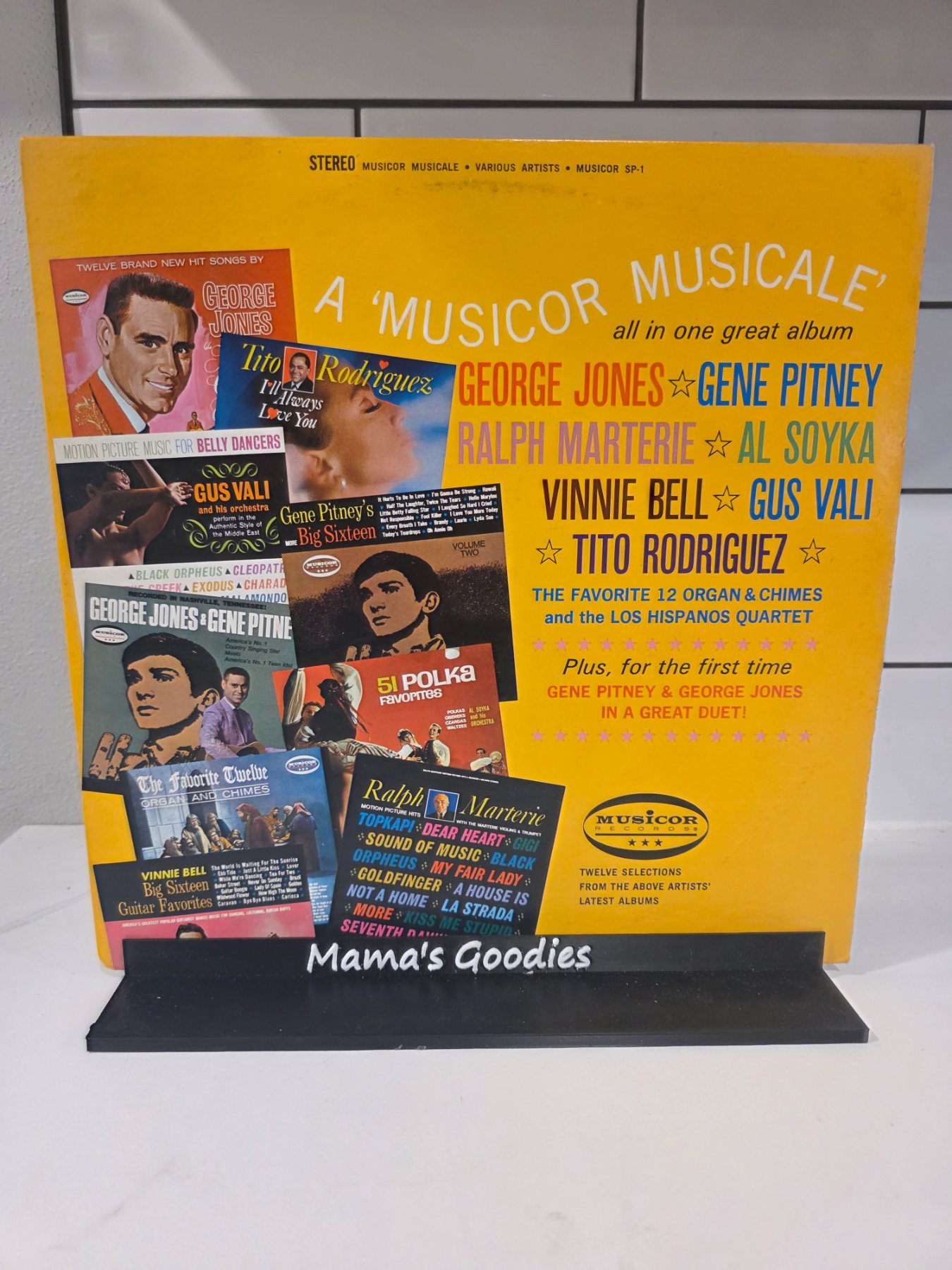 A Musicor Musicale Various Artists Stereo LP Musicor SP-1 Gene Pitney Jones