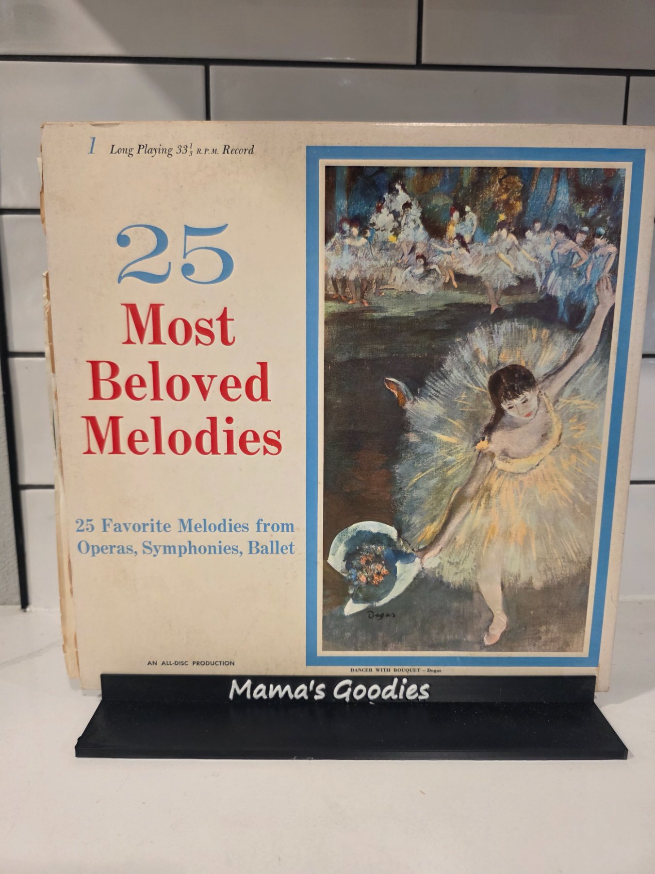 25 Most Beloved Melodies Classical Opera Symphony Ballet LP SBMN 1/2