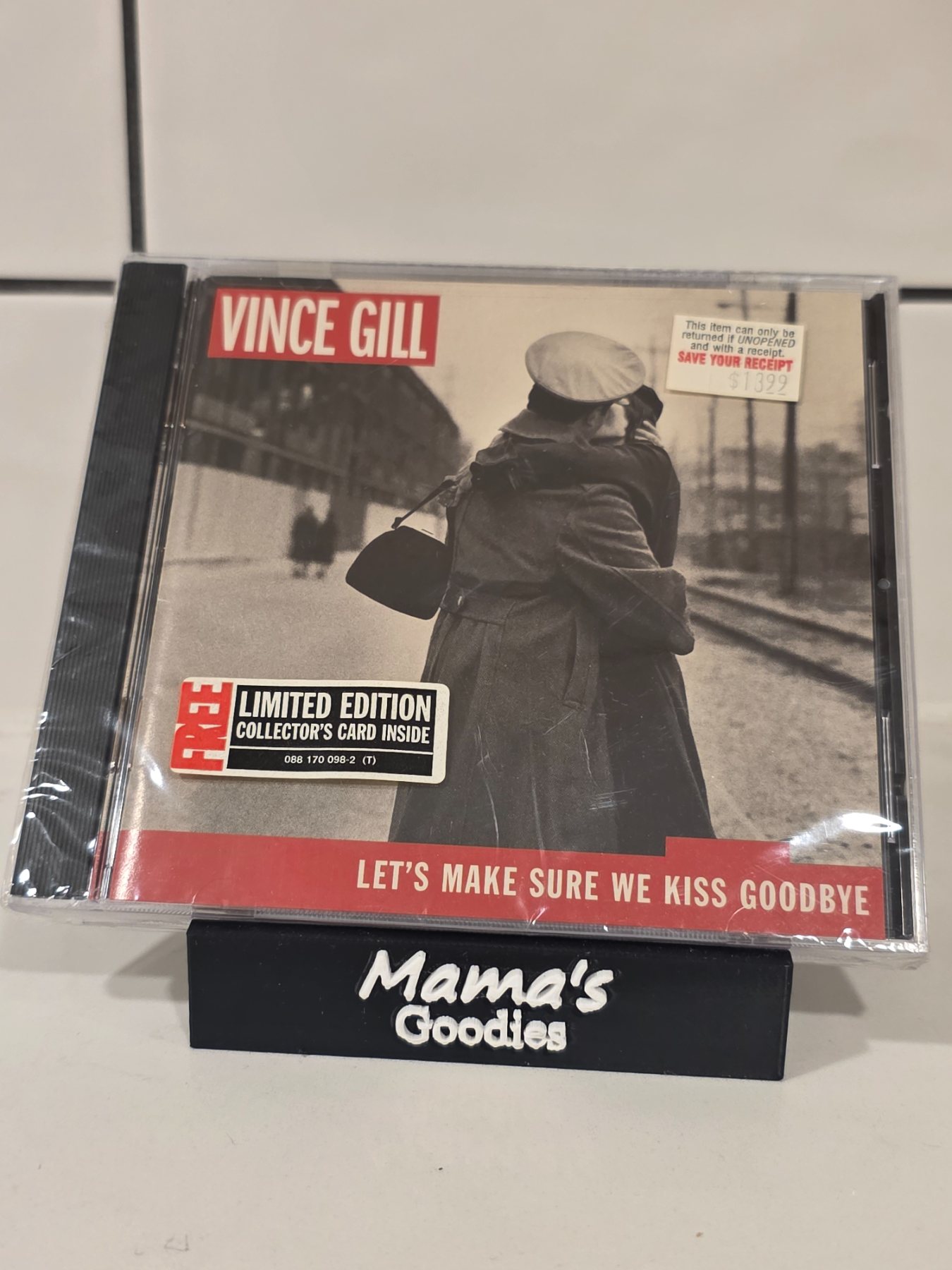Vince Gill Let's Make Sure We Kiss Goodbye CD 2000 Collector Card
