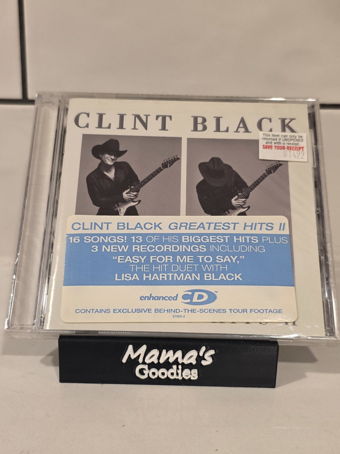 Clint Black Greatest Hits II Enhanced CD 16 Songs
