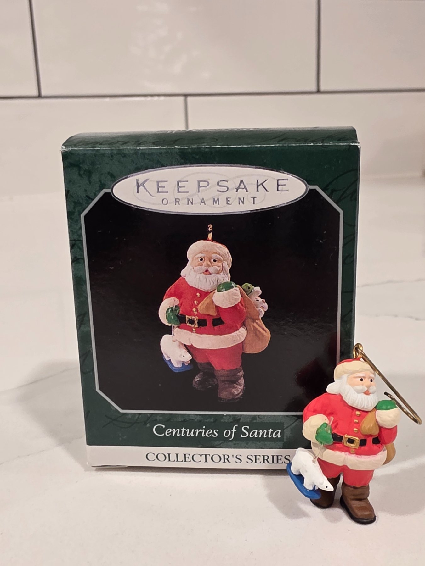 Hallmark 1998 Centuries of Santa #5 Miniature Keepsake Ornament QXM4206
