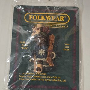 Boyds Bears & Friends Folkwear Egon The Skier Pin 26308 1995