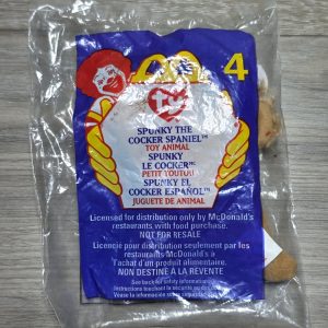 1999 McDonald's Ty Teenie Beanie Babies #4 Spunky Cocker Spaniel