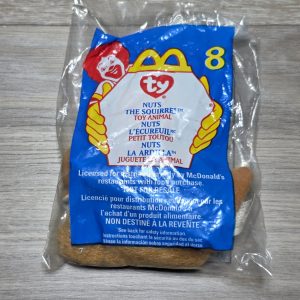 1999 McDonald's Ty Teenie Beanie Babies Nuts Squirrel #8