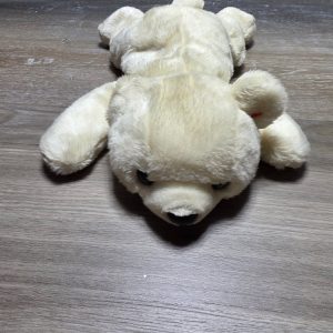Ty Beanie Buddies Polar Bear Plush White Laying Stuffed Animal 1998
