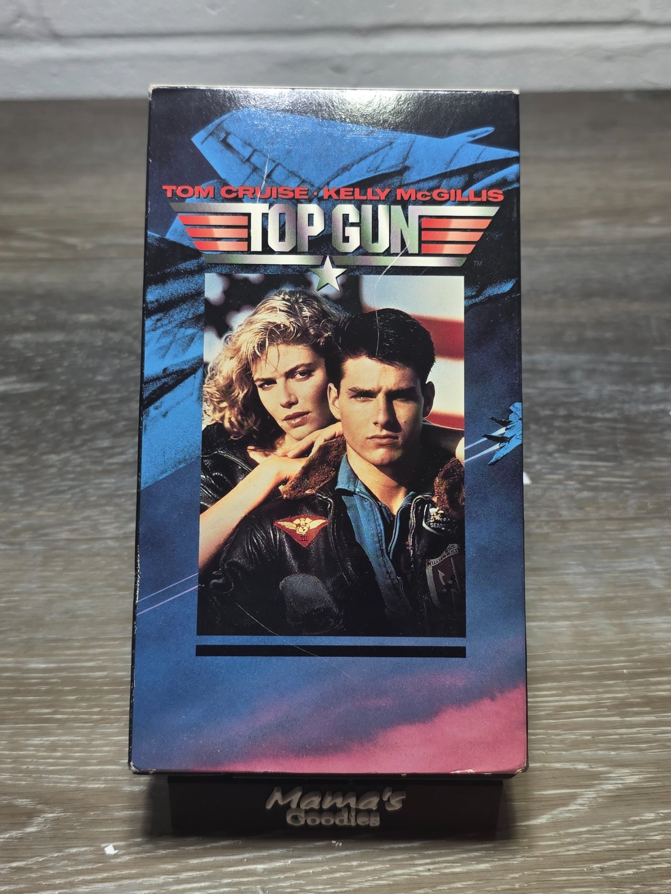 Top Gun VHS 1986 Tom Cruise Kelly McGillis Paramount Stereo