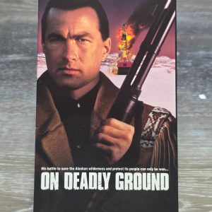 On Deadly Ground VHS 1994 Steven Seagal Michael Caine Warner Home Video