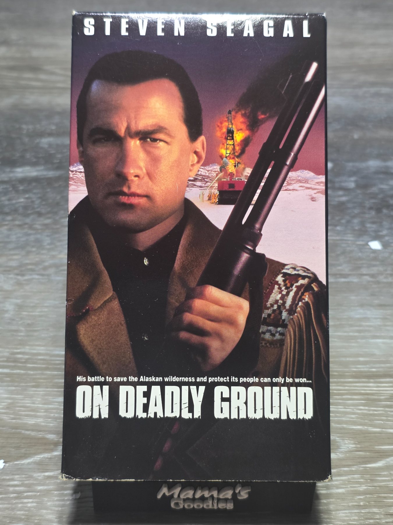 On Deadly Ground VHS 1994 Steven Seagal Michael Caine Warner Home Video