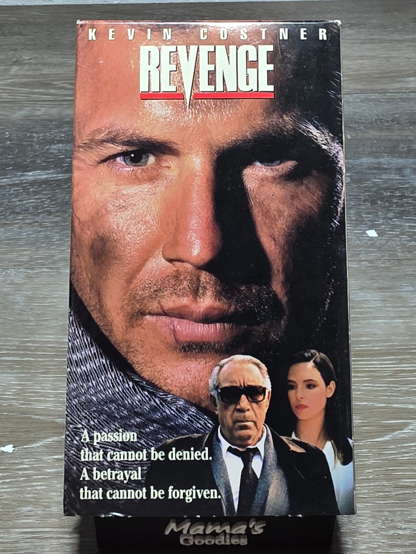 Revenge VHS 1990 Kevin Costner Anthony Quinn Madeleine Stowe R Rated