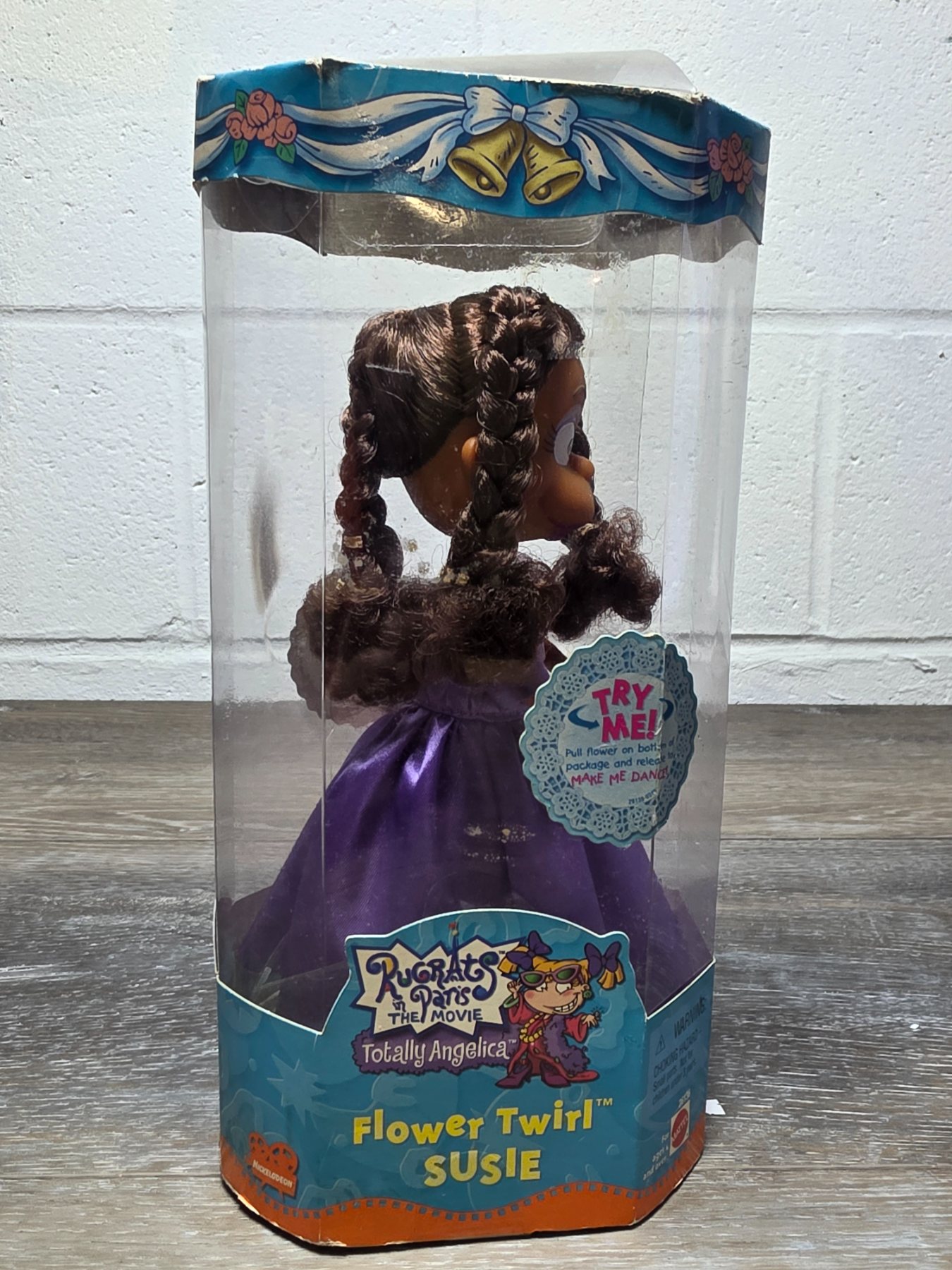 2000 Mattel Rugrats in Paris Flower Twirl Susie Doll Totally Angelica