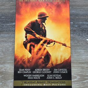 The Thin Red Line VHS 1998 Sean Penn George Clooney Fox War Classics