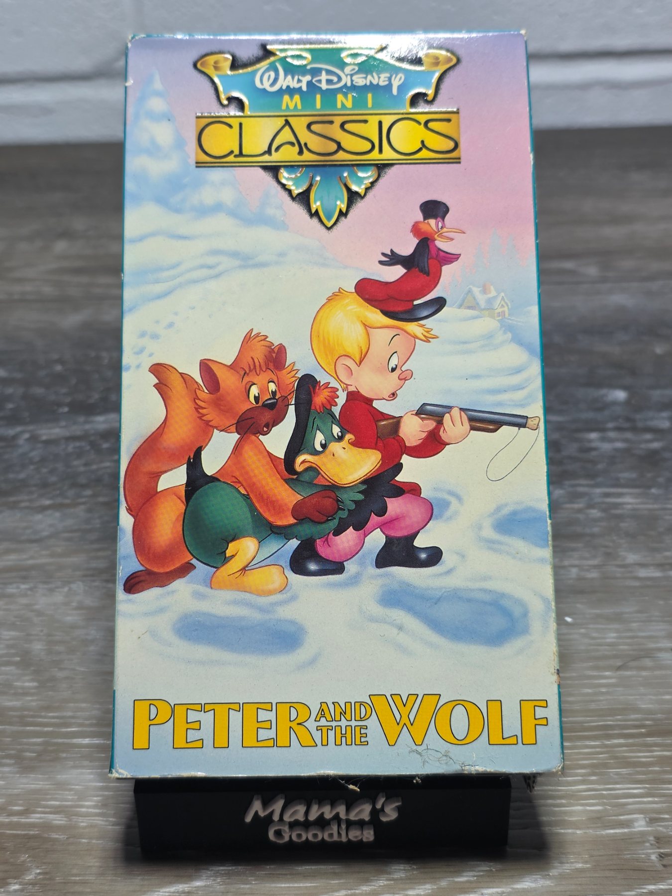 Walt Disney Mini Classics Peter and the Wolf VHS with Music Land