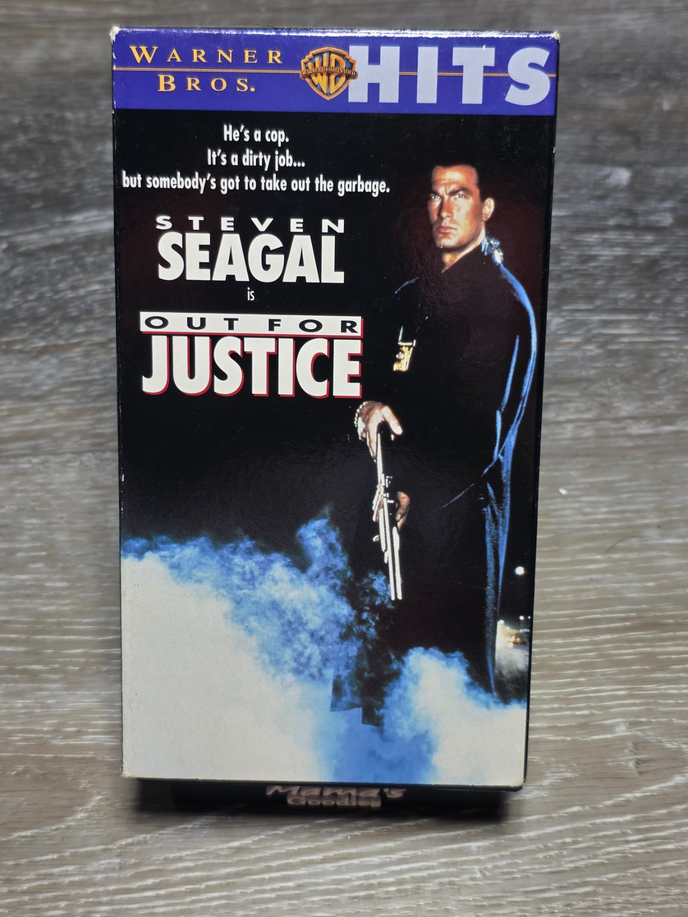Out for Justice VHS 1998 Warner Bros Hits Steven Seagal Action