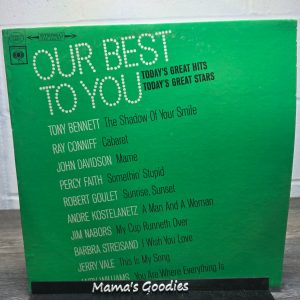 Our Best To You Today's Great Hits Various Artists Columbia Stereo LP ABS 2