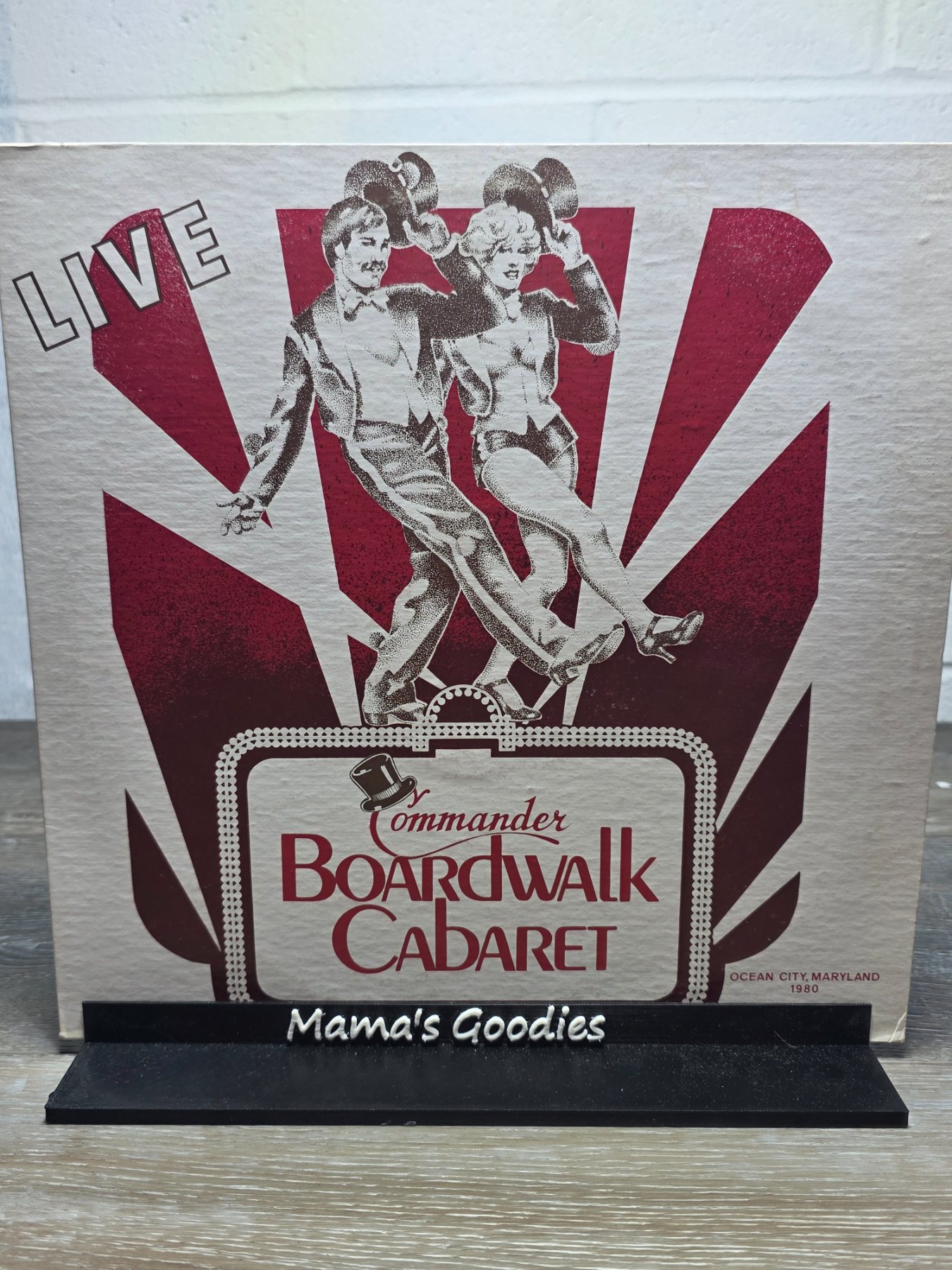 1980 Live at Commander Boardwalk Cabaret Ocean City Maryland LP Vinyl