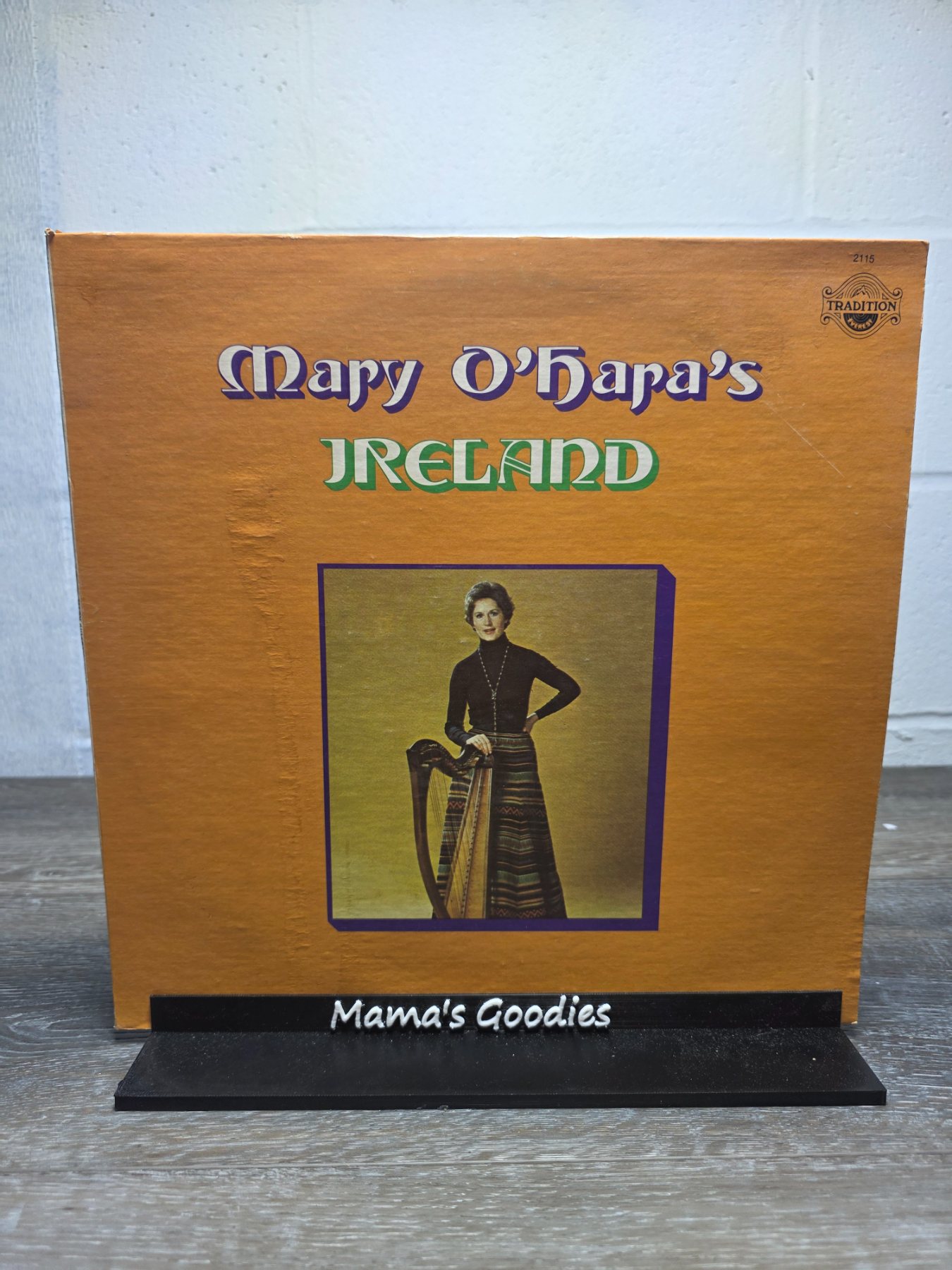 Vintage Mary O'Hara's Ireland LP Tradition TR-2115 Celtic Folk Vinyl