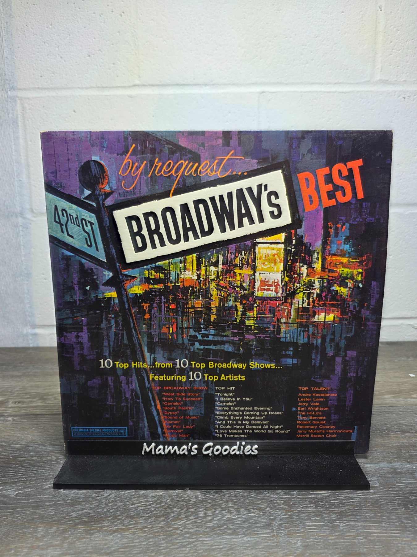 By Request Broadway's Best Various Artists LP Columbia XTV 86363