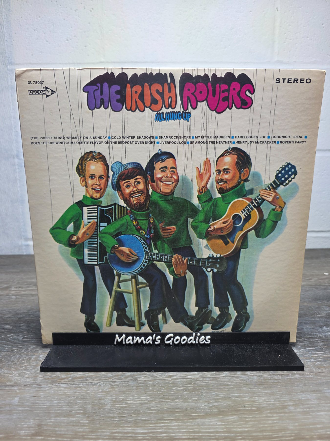 The Irish Rovers All Hung Up 1968 Decca DL 75037 Stereo Folk LP