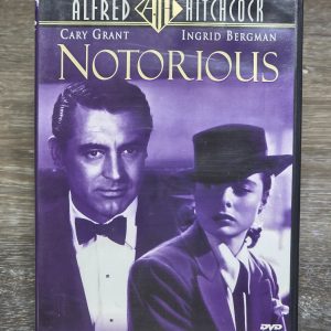 Notorious DVD 1999 Alfred Hitchcock Cary Grant Ingrid Bergman Full Frame