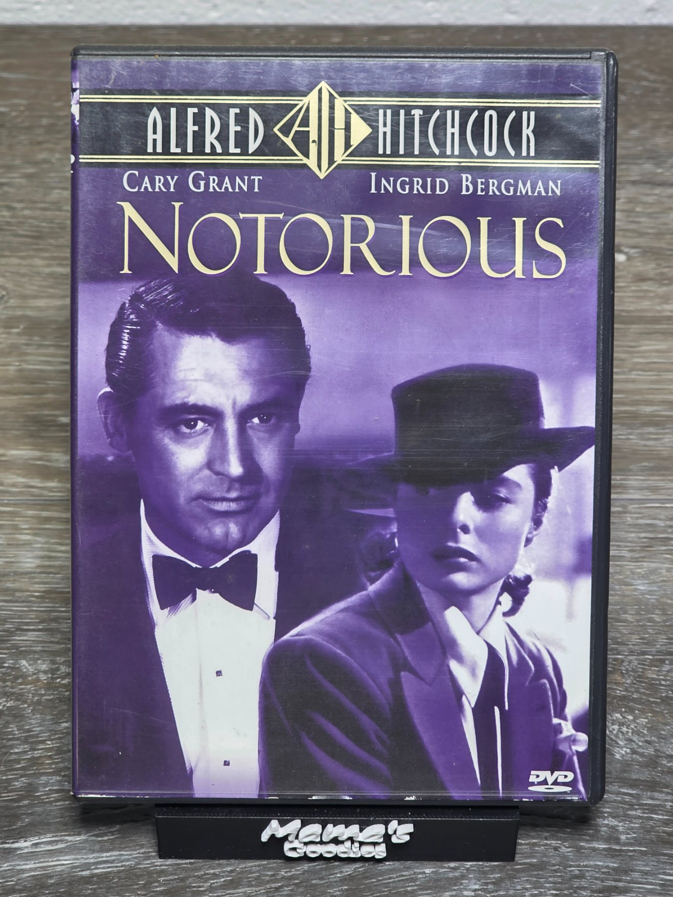 Notorious DVD 1999 Alfred Hitchcock Cary Grant Ingrid Bergman Full Frame