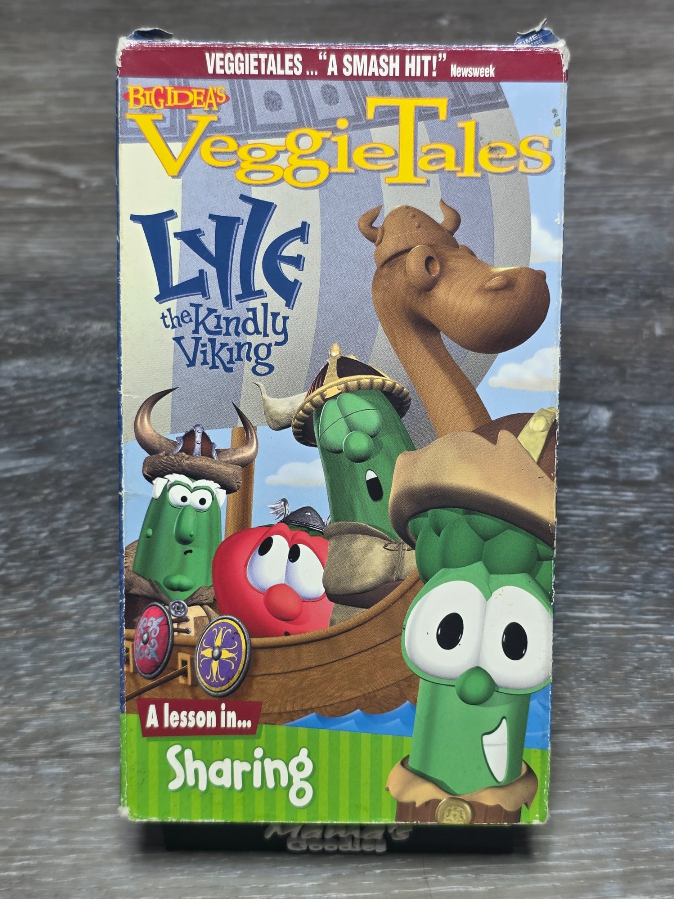 VeggieTales Lyle the Kindly Viking VHS 2001 A Lesson in Sharing