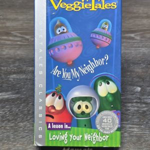 VeggieTales Are You My Neighbor? VHS Green Tape Big Idea 2002