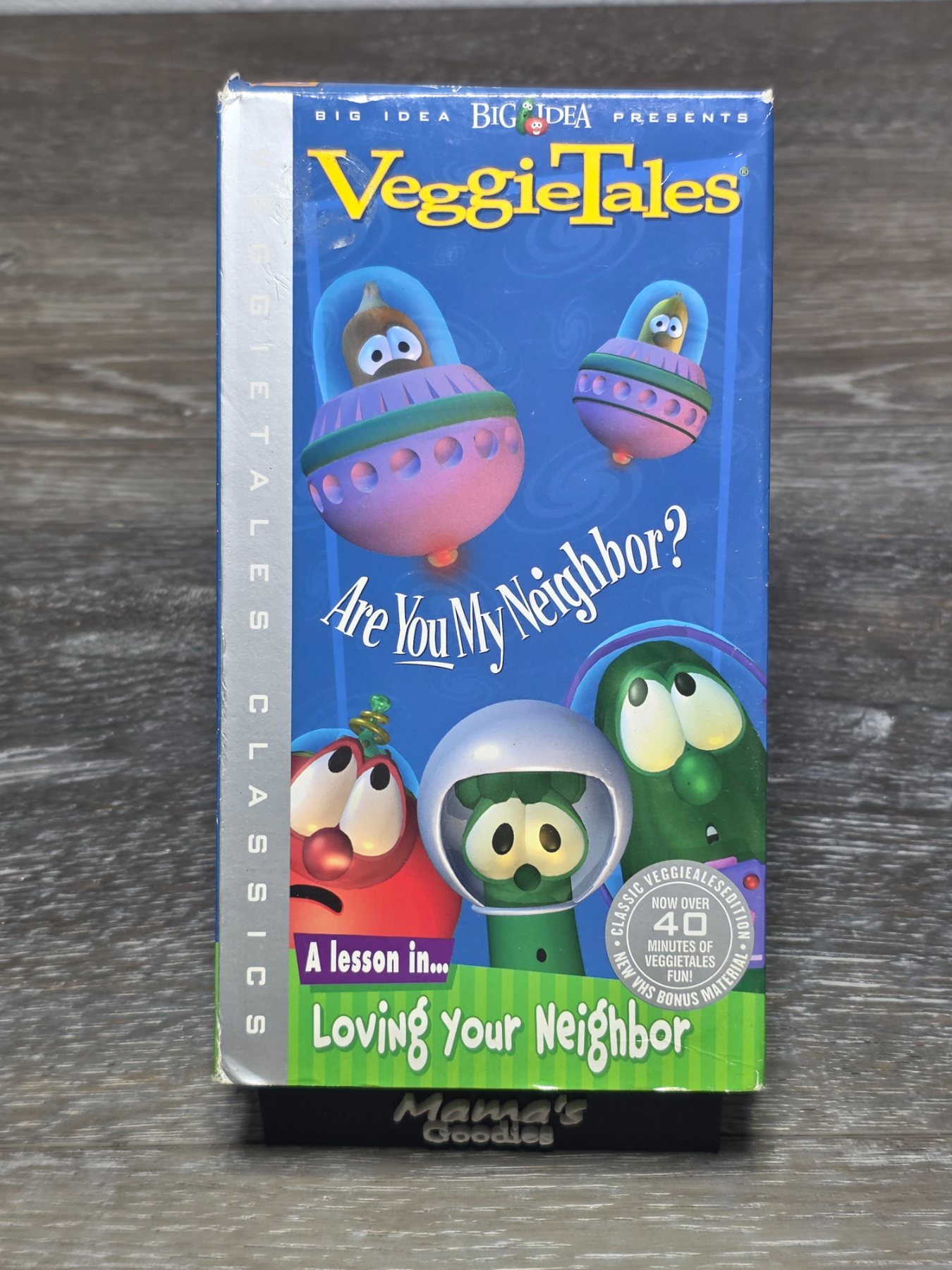 VeggieTales Are You My Neighbor? VHS Green Tape Big Idea 2002