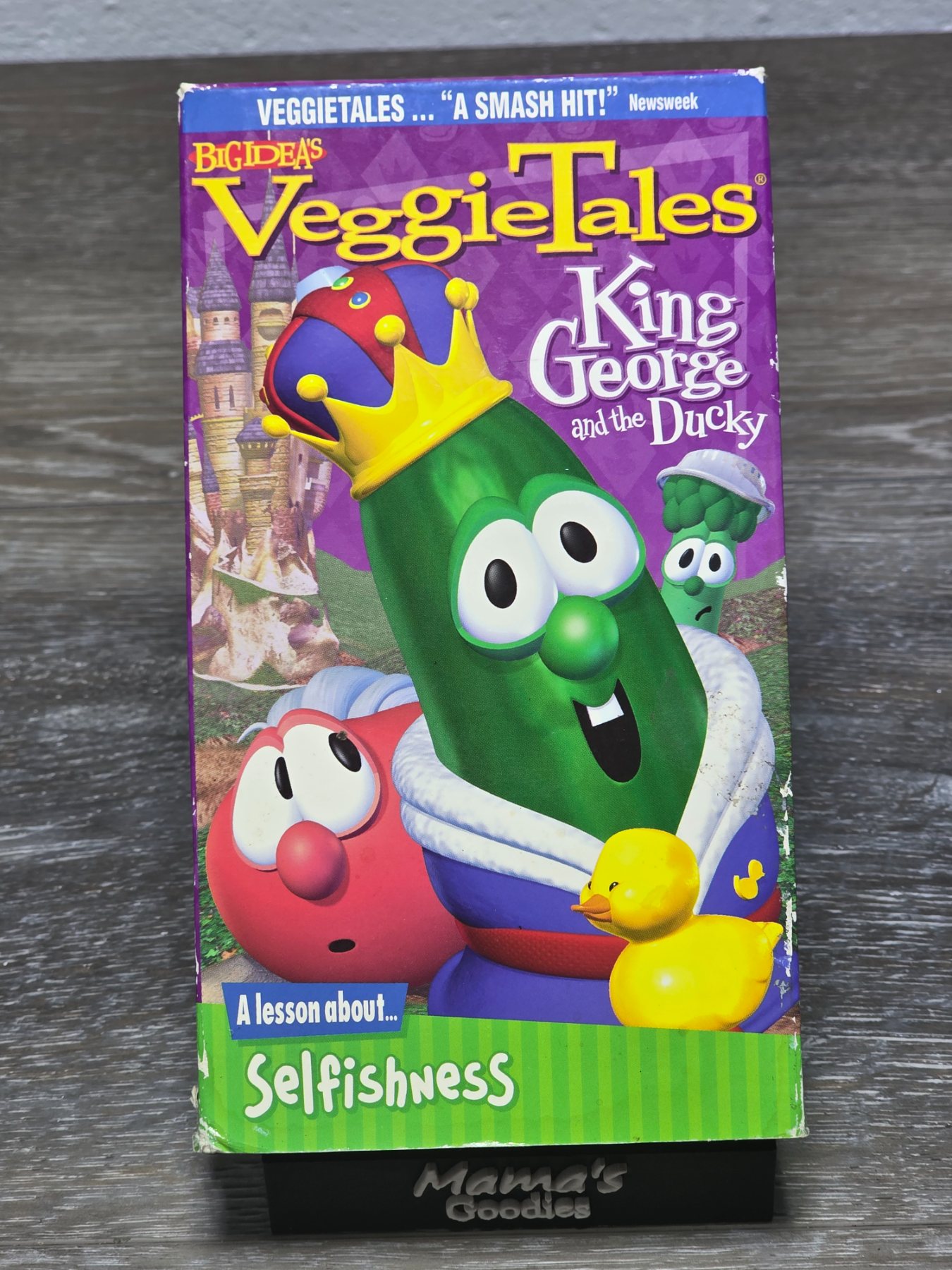 VeggieTales King George and the Ducky VHS 2000 Big Idea Selfishness